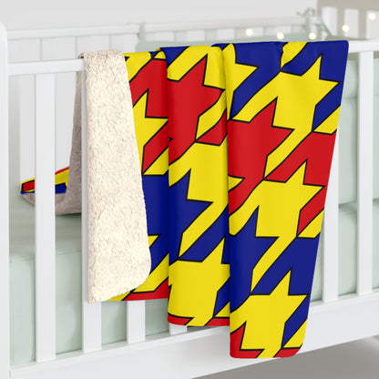 Colombia Retro Houndstooth Blanket Throw