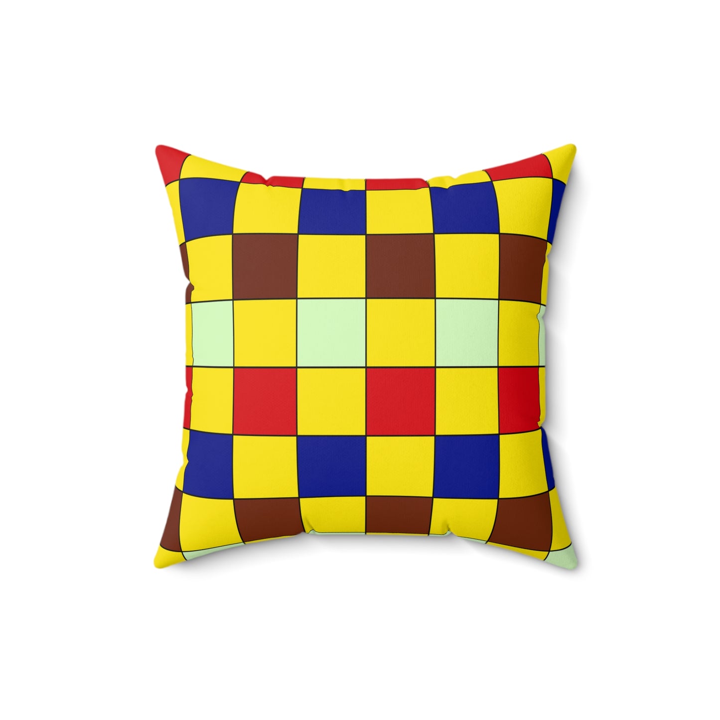 Ecuador Retro Check Cushion Pillow