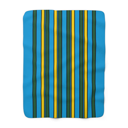 Rwanda Retro Stripes Blanket Throw