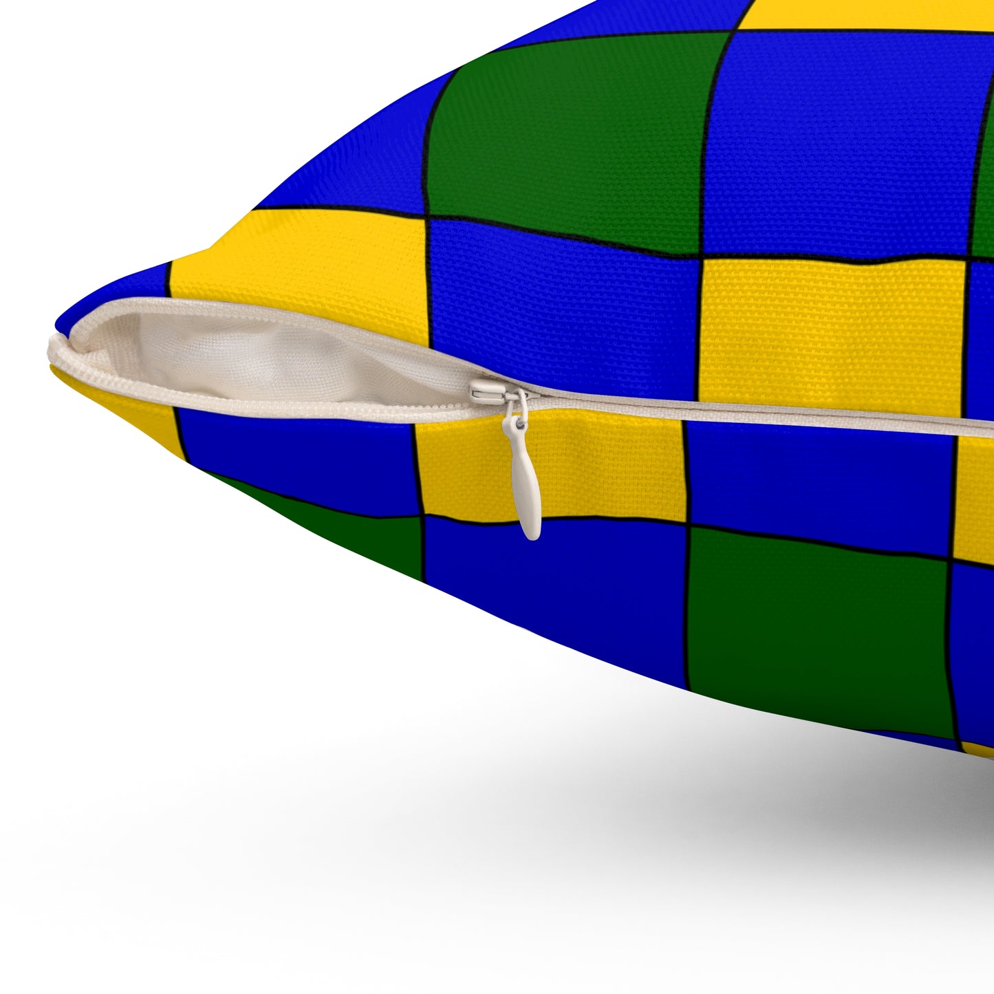 Solomon Islands Retro Check Cushion Pillow