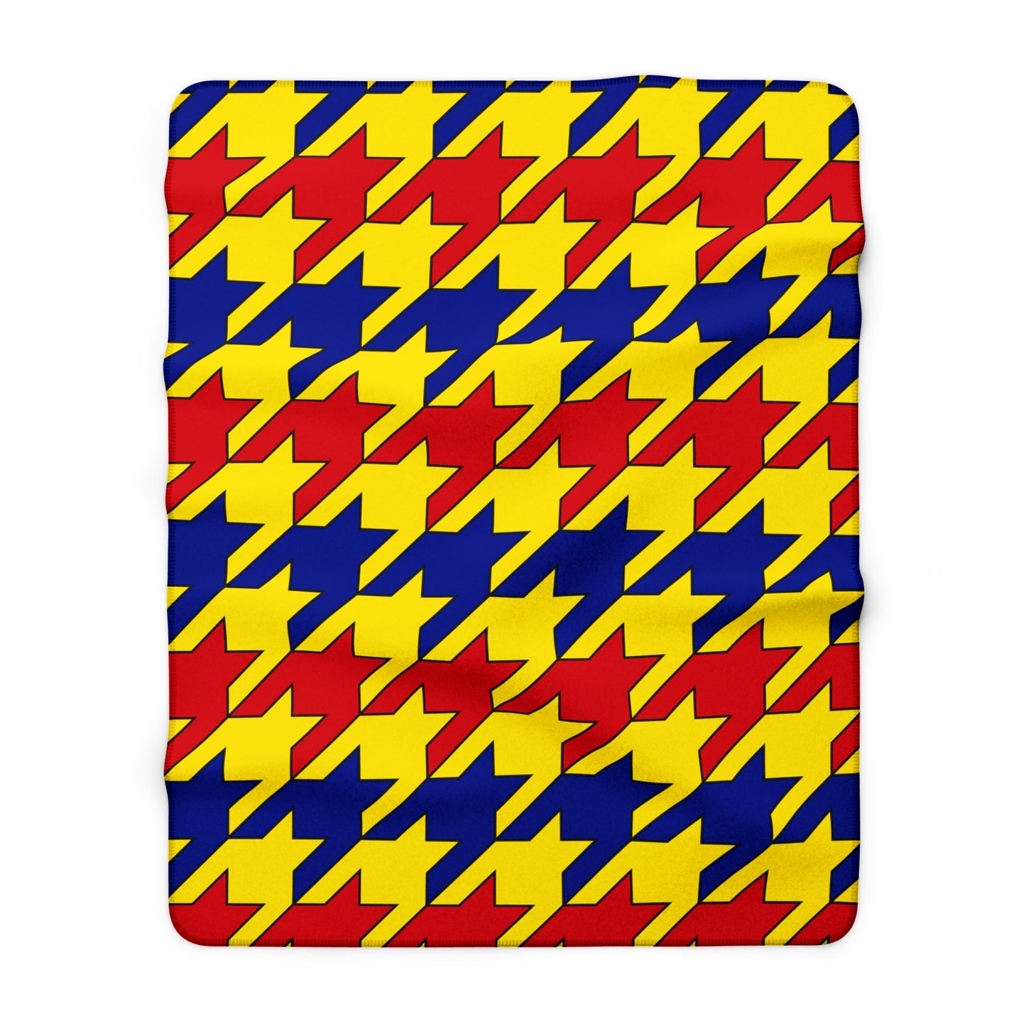 Colombia Retro Houndstooth Blanket Throw
