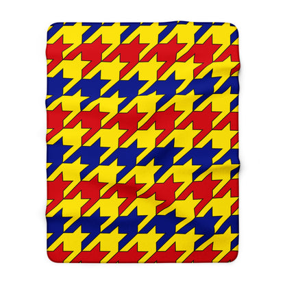Colombia Retro Houndstooth Blanket Throw