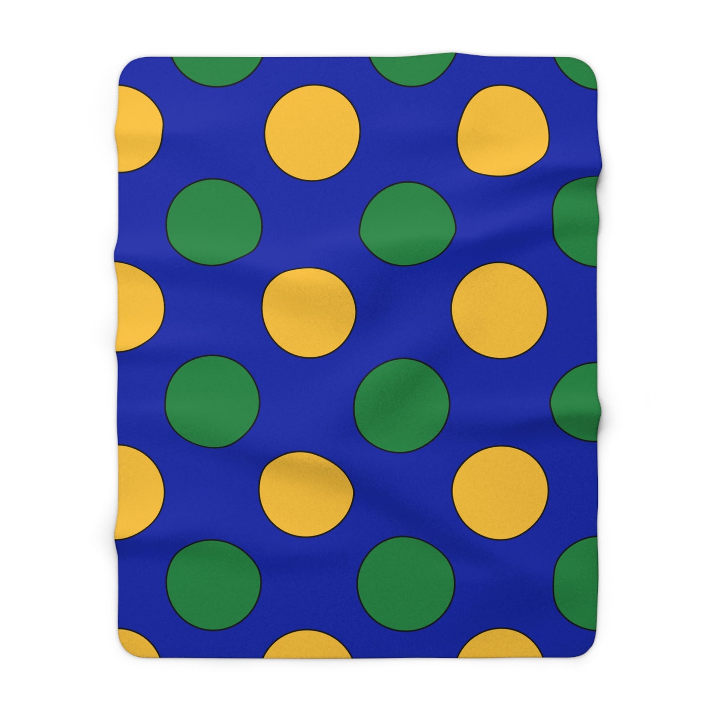 Christmas Island Retro Polka Dots Blanket Throw
