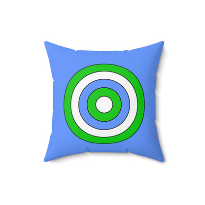 Djibouti Retro Target Cushion Pillow