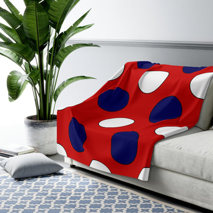 Nepal Retro Polka Dots Blanket Throw