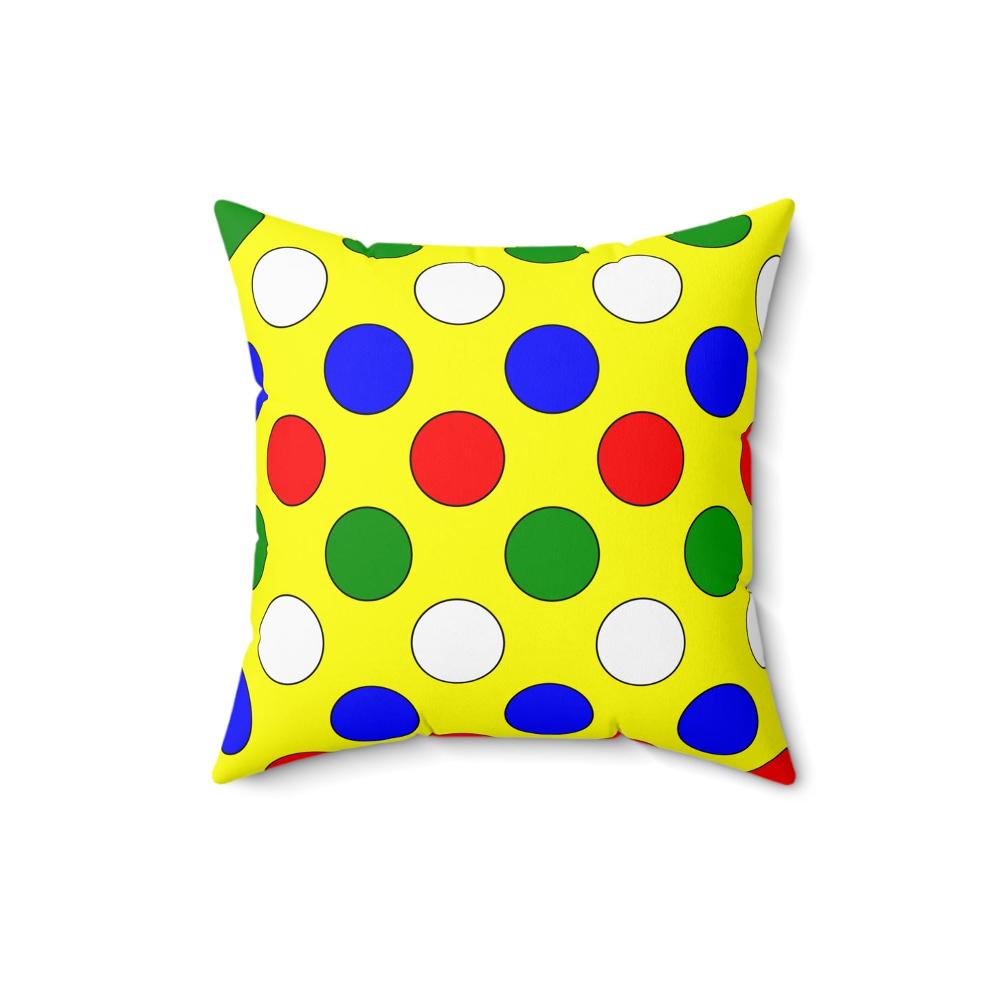 Central African Republic Retro Polka Dots Cushion Pillow