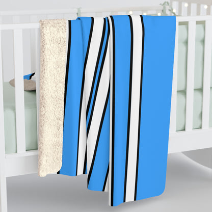 Somalia Retro Stripes Blanket Throw