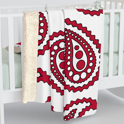 Japan Retro Paisley Blanket Throw