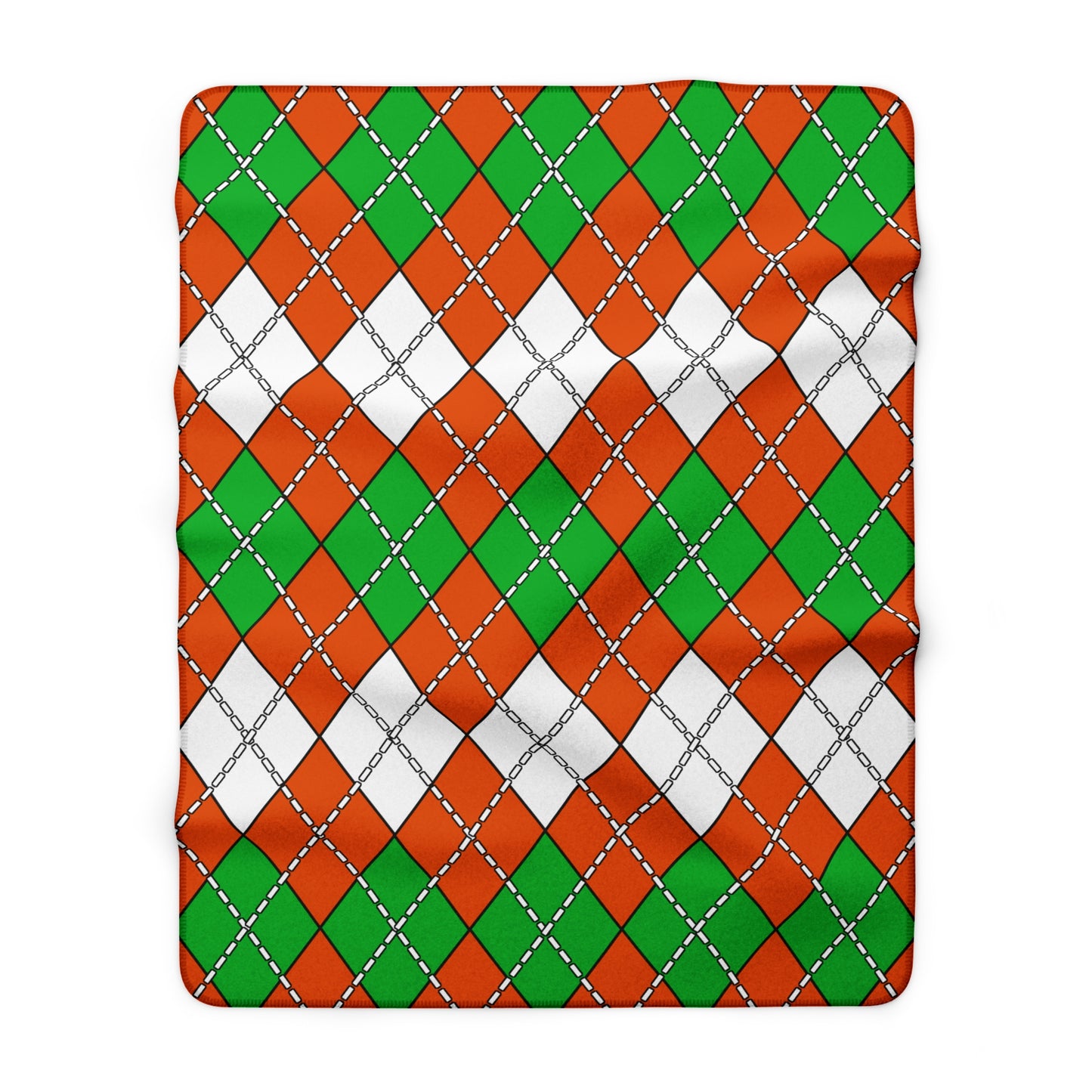 Niger Retro Argyle Blanket Throw