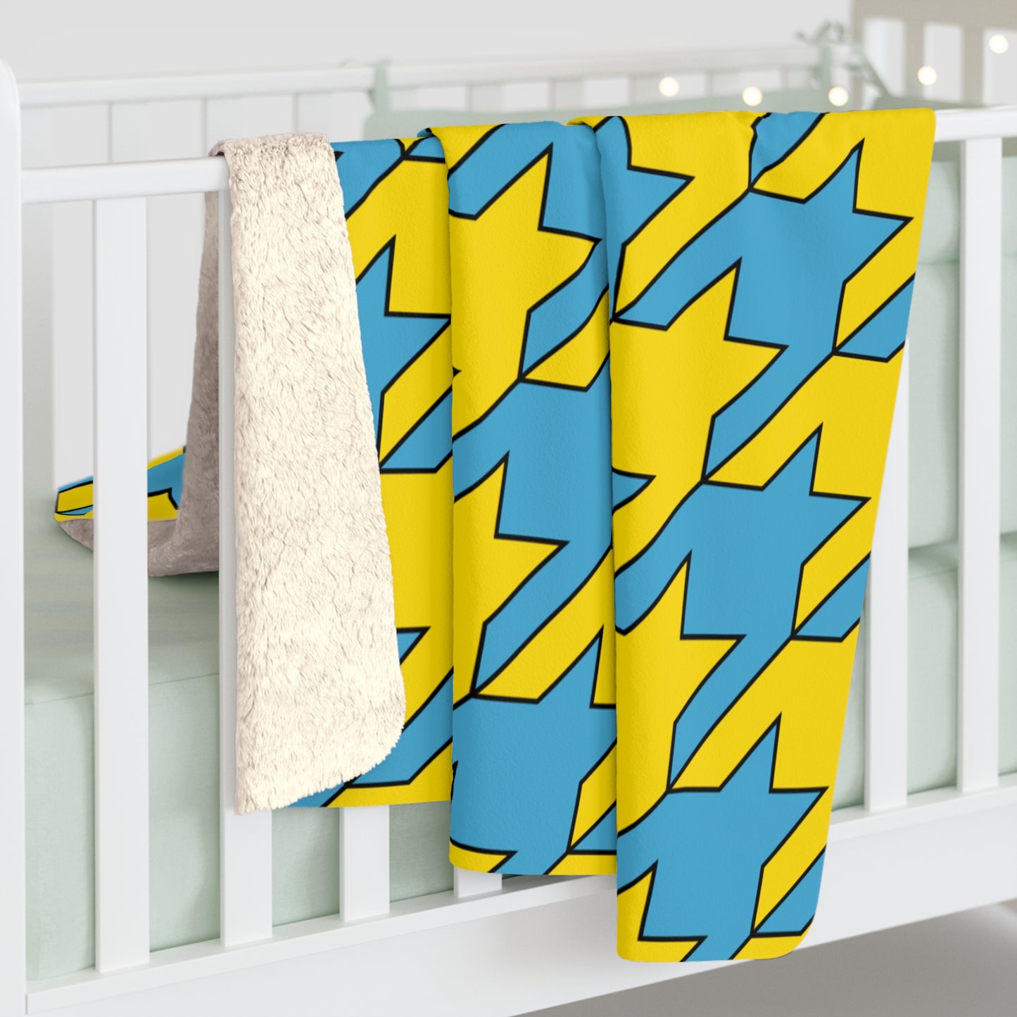 Palau Retro Houndstooth Blanket Throw