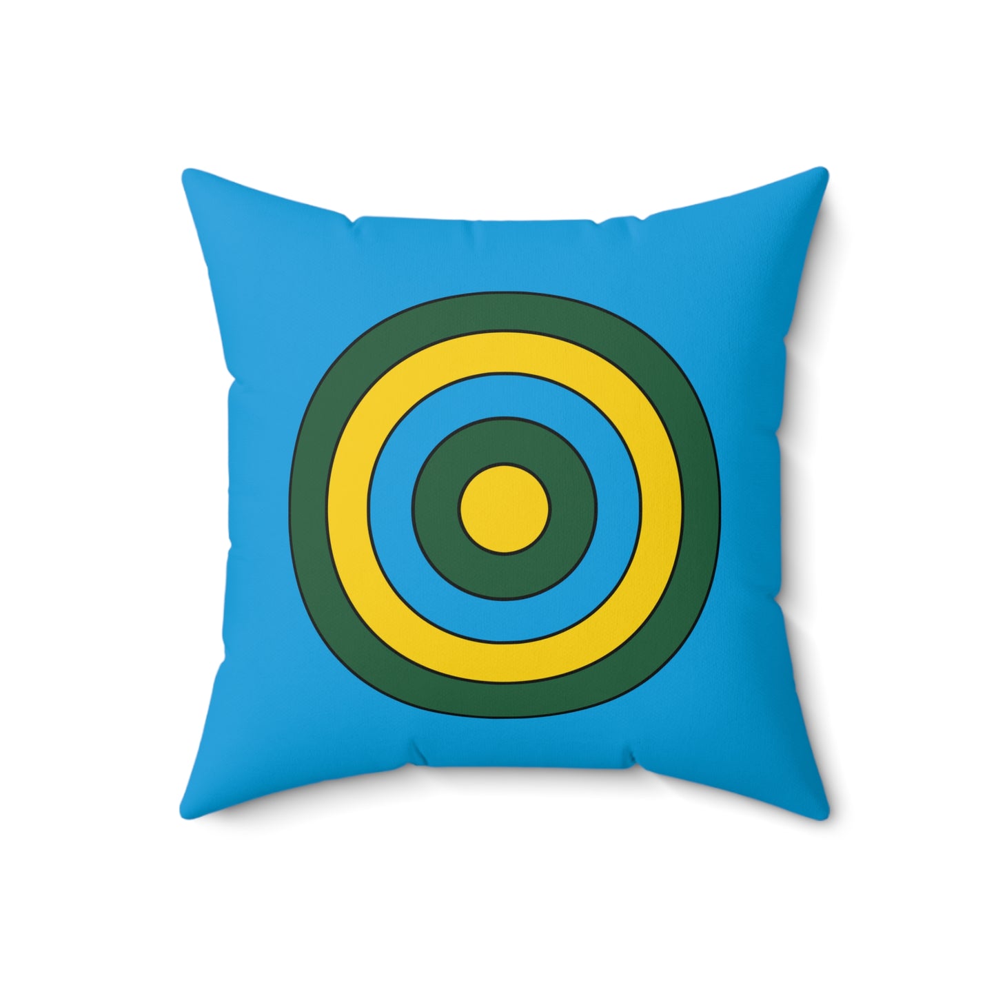 Rwanda Retro Target Cushion Pillow