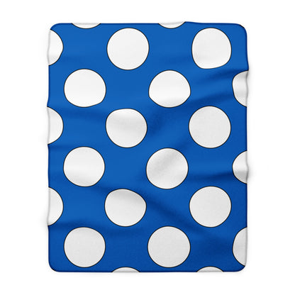 Scotland Retro Polka Dots Blanket Throw