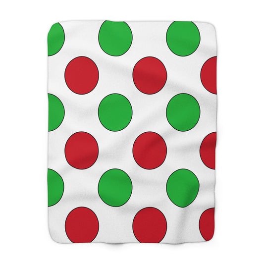 Burundi Retro Polka Dots Blanket Throw