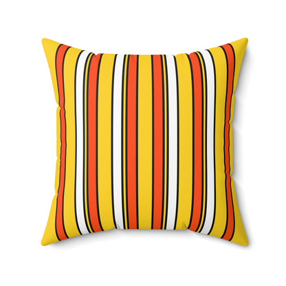 Bhutan Retro Stripes Cushion Pillow