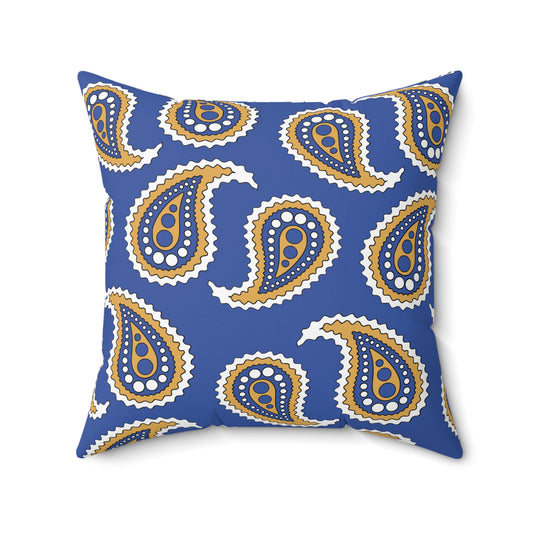 Marshall Islands Retro Paisley Cushion Pillow