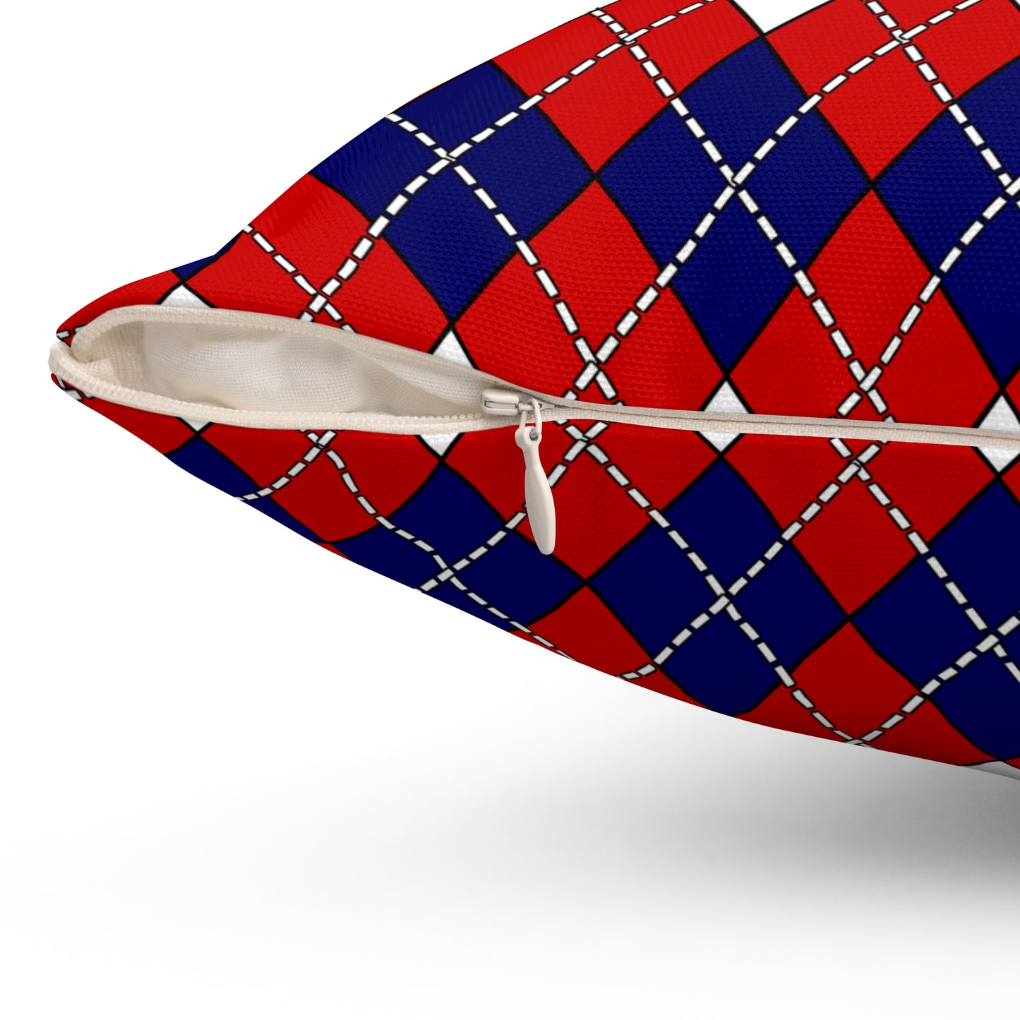 Nepal Retro Argyle Cushion Pillow