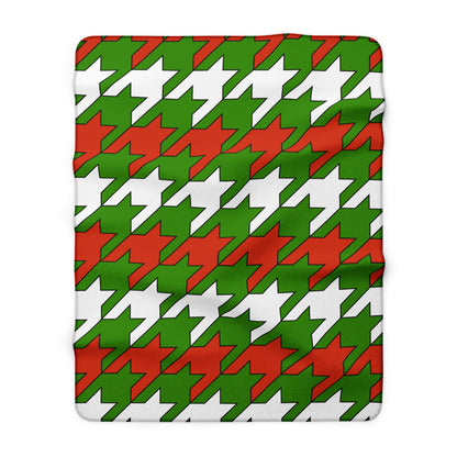 Hungary Retro Houndstooth Blanket Throw