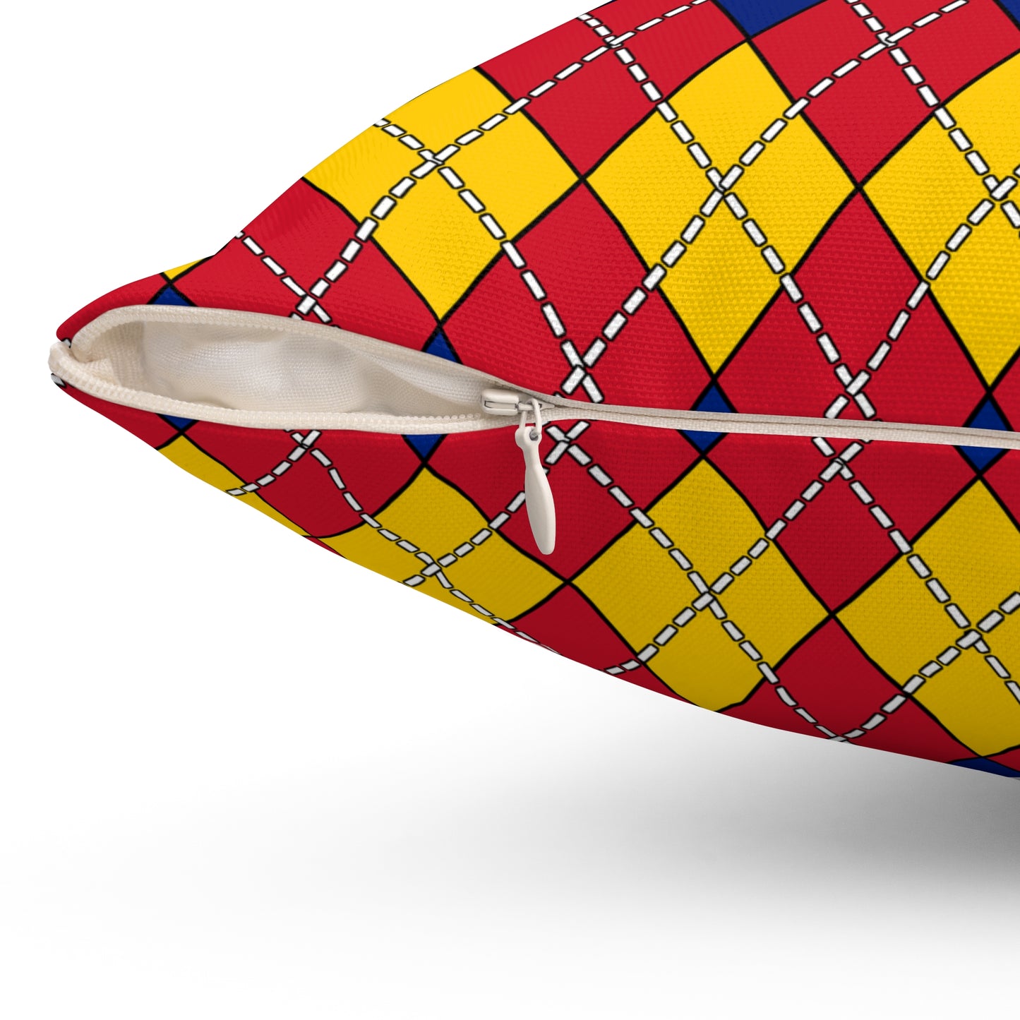 Venezuela Retro Argyle Cushion Pillow
