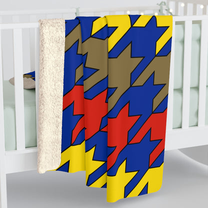Moldova Retro Houndstooth Blanket Throw