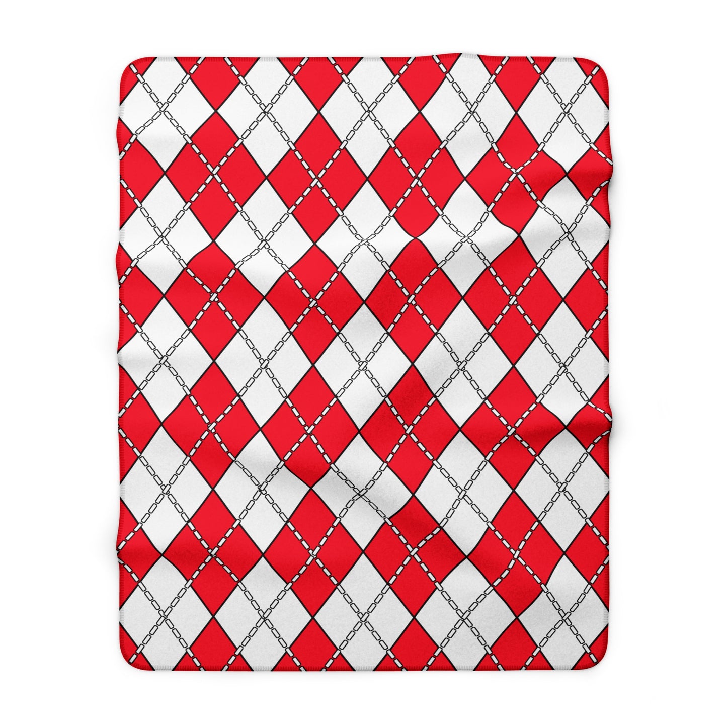 Monaco Retro Argyle Blanket Throw