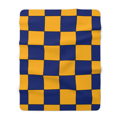 Nauru Retro Check Blanket Throw