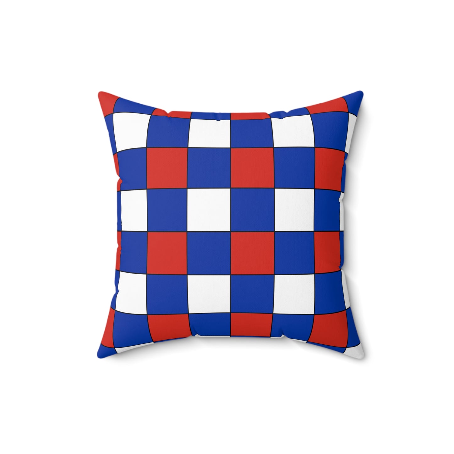 Russia Retro Check Cushion Pillow