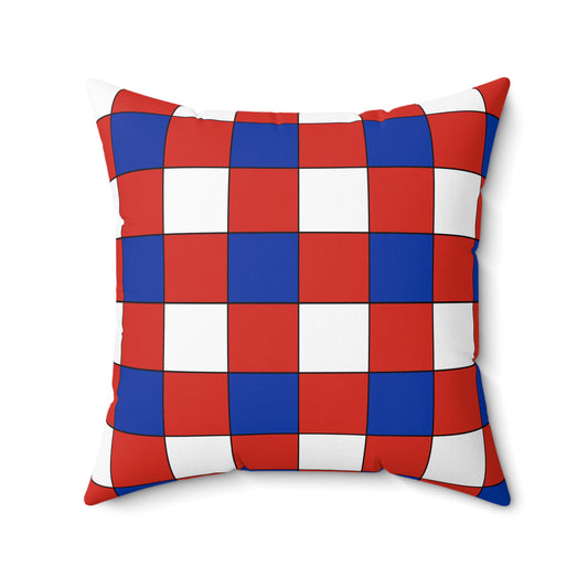 Chile Retro Check Cushion Pillow