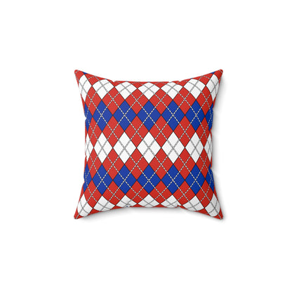 Chile Retro Argyle Cushion Pillow