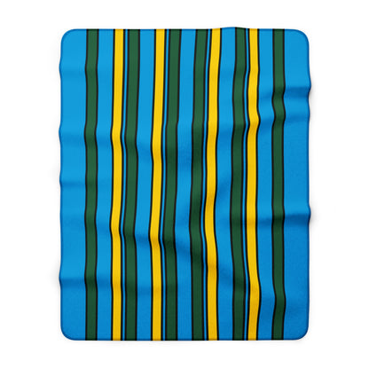 Rwanda Retro Stripes Blanket Throw