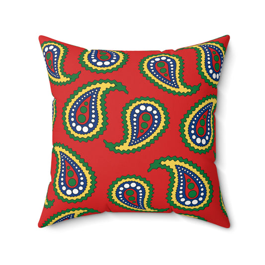 Seychelles Retro Paisley Cushion Pillow