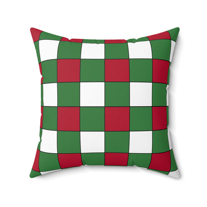 Suriname Retro Check Cushion Pillow