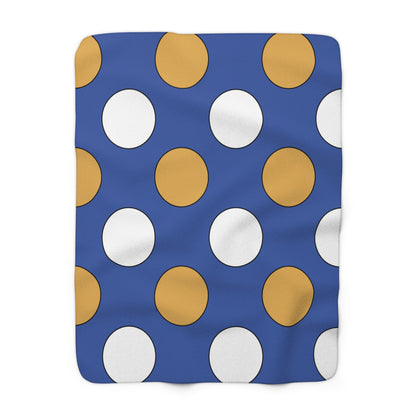 Marshall Islands Retro Polka Dots Blanket Throw