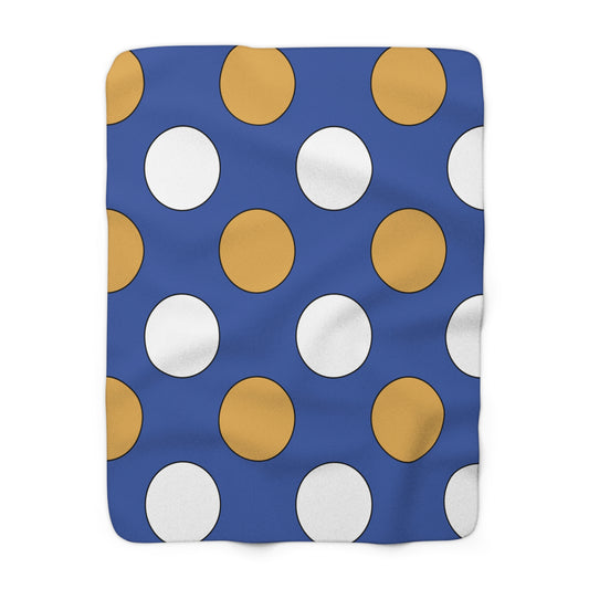 Marshall Islands Retro Polka Dots Blanket Throw