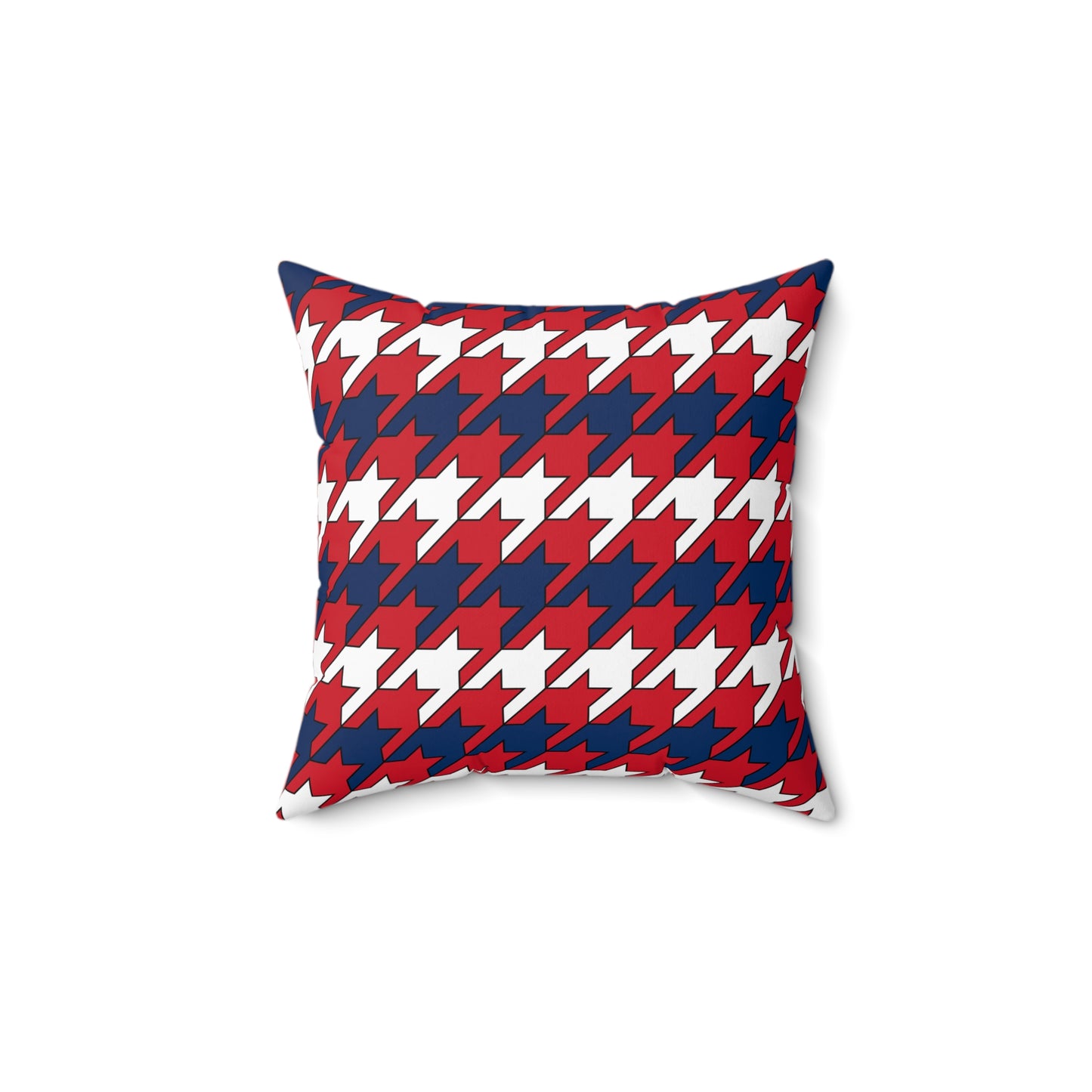 Dominican Republic Retro Houndstooth Cushion Pillow