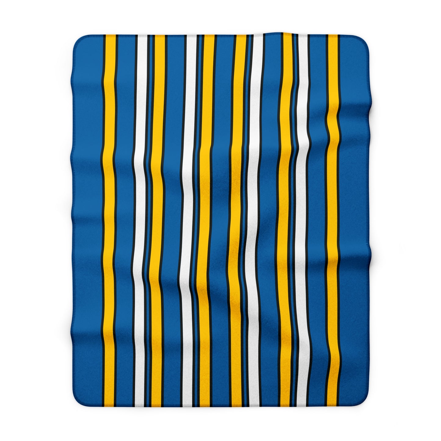 Canary Islands Retro Stripes Blanket Throw