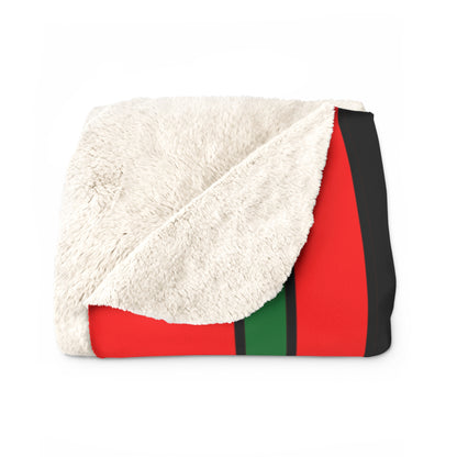 United Arab Emirates Retro Stripes Blanket Throw