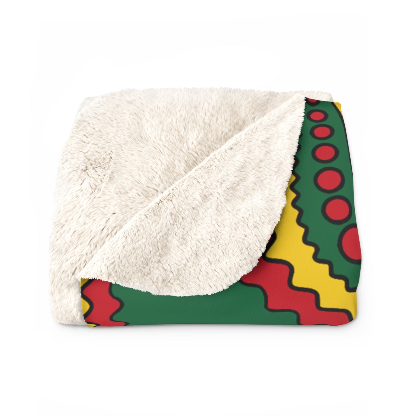Ghana Retro Paisley Blanket Throw