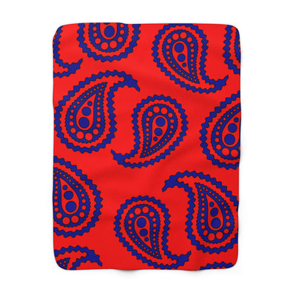 Taiwan Retro Paisley Blanket Throw
