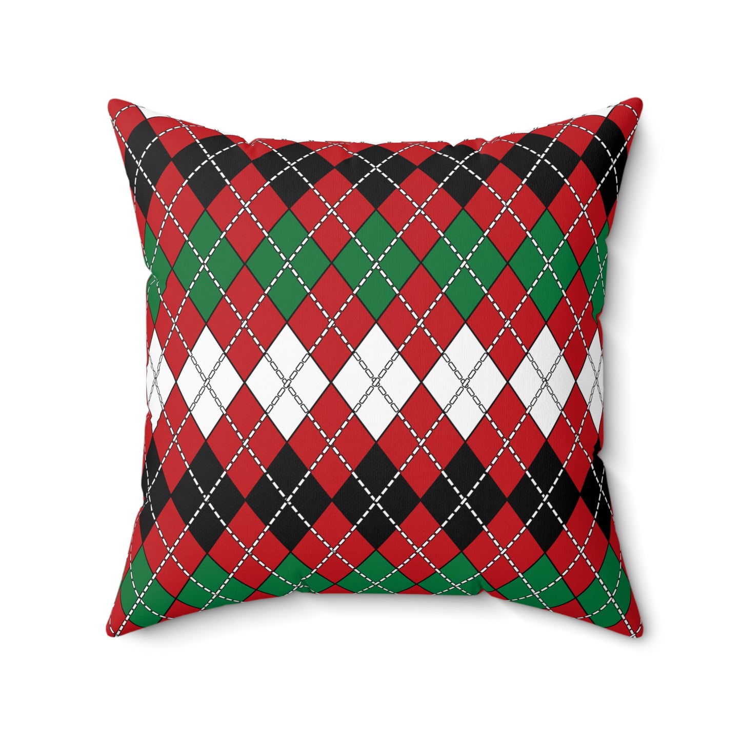 Western Sahara Retro Argyle Cushion Pillow