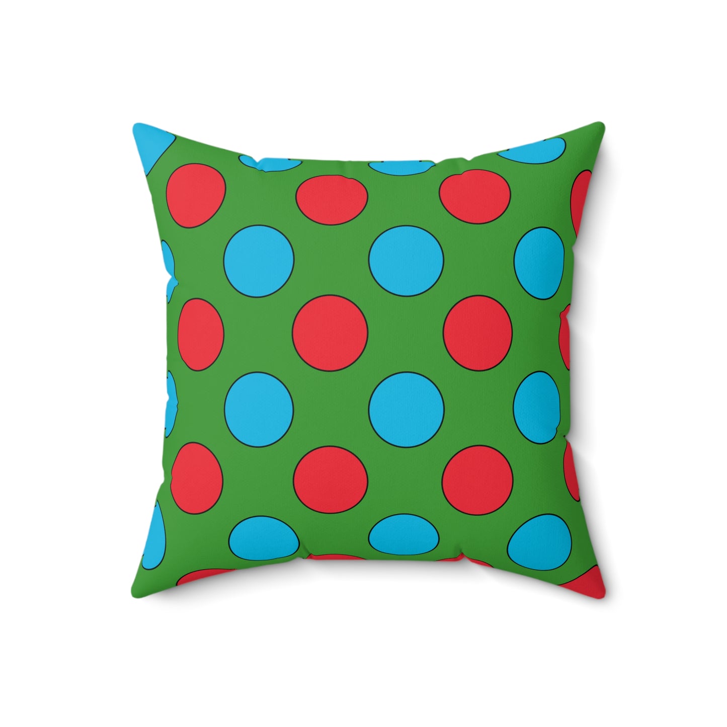Azerbaijan Retro Polka Dots Cushion Pillow