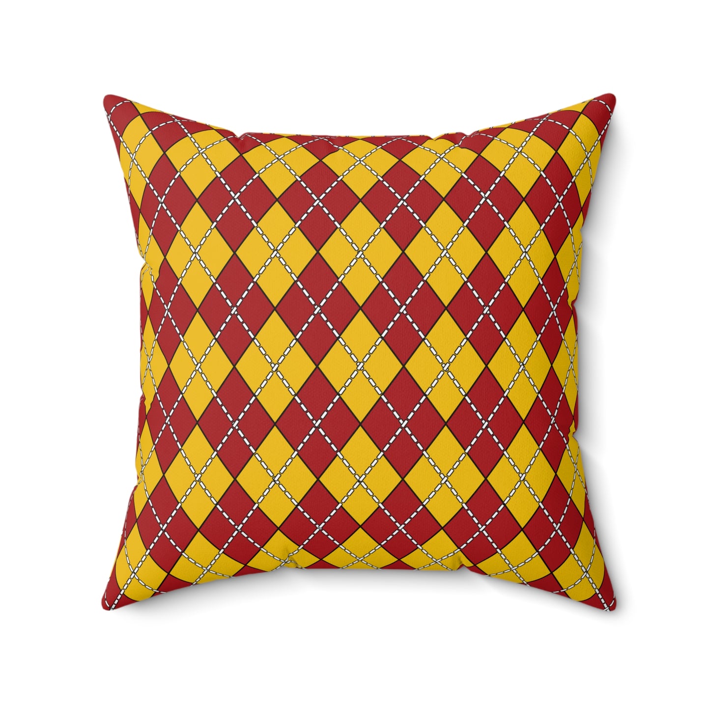 Spain Retro Argyle Cushion Pillow