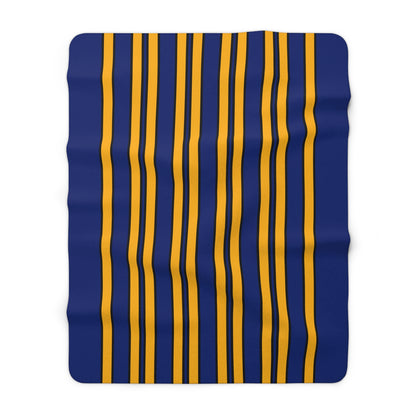 Nauru Retro Stripes Blanket Throw