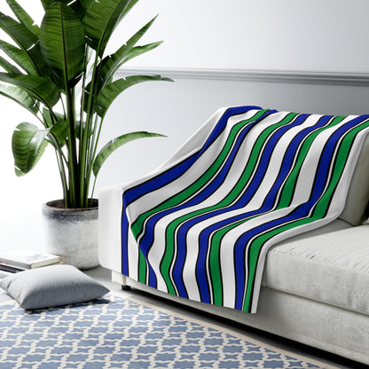 Lesotho Retro Stripes Blanket Throw