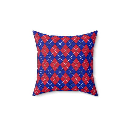 Haiti Retro Argyle Cushion Pillow