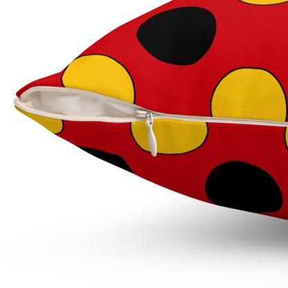 Timor Leste Retro Polka Dots Cushion Pillow