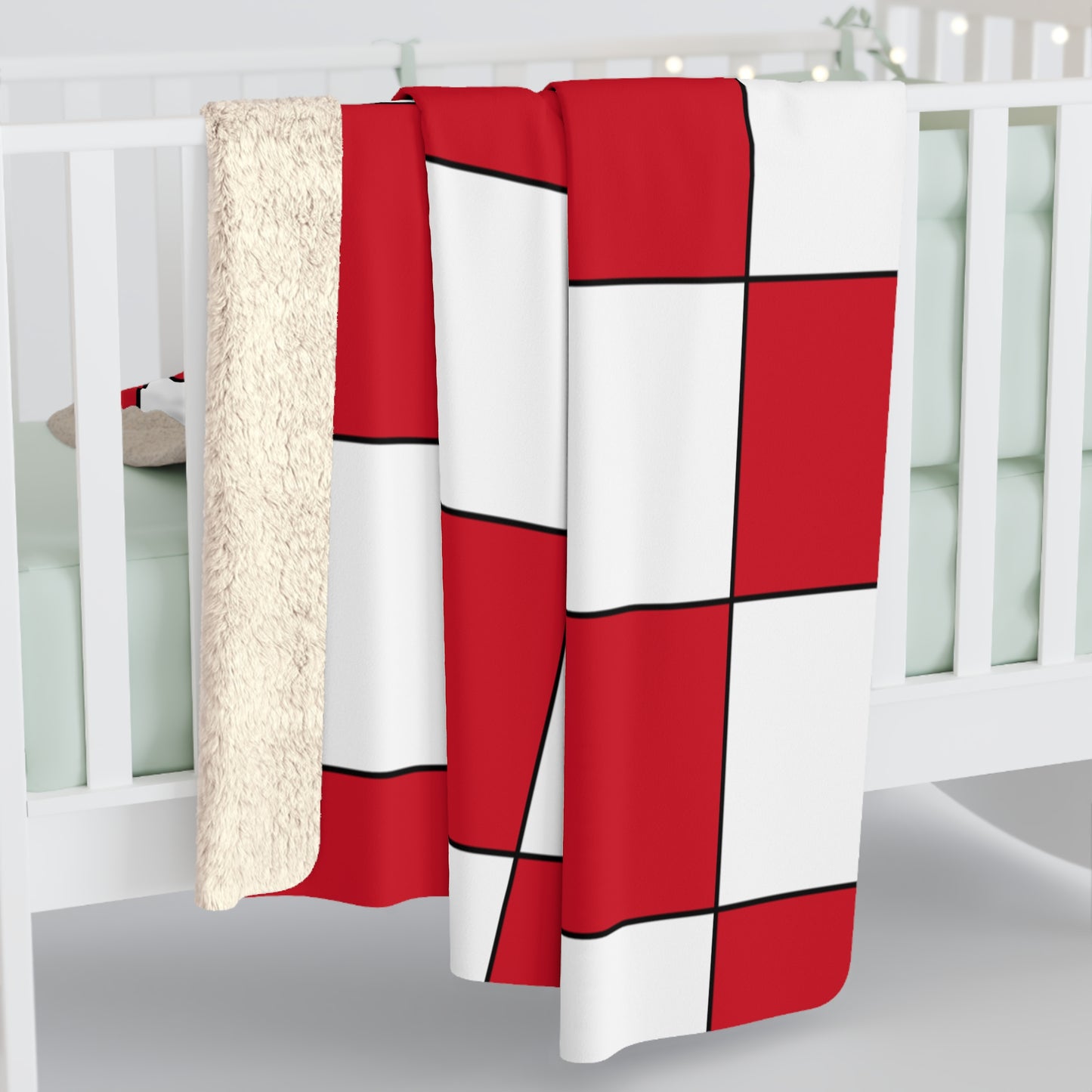 Bahrain Retro Check Blanket Throw