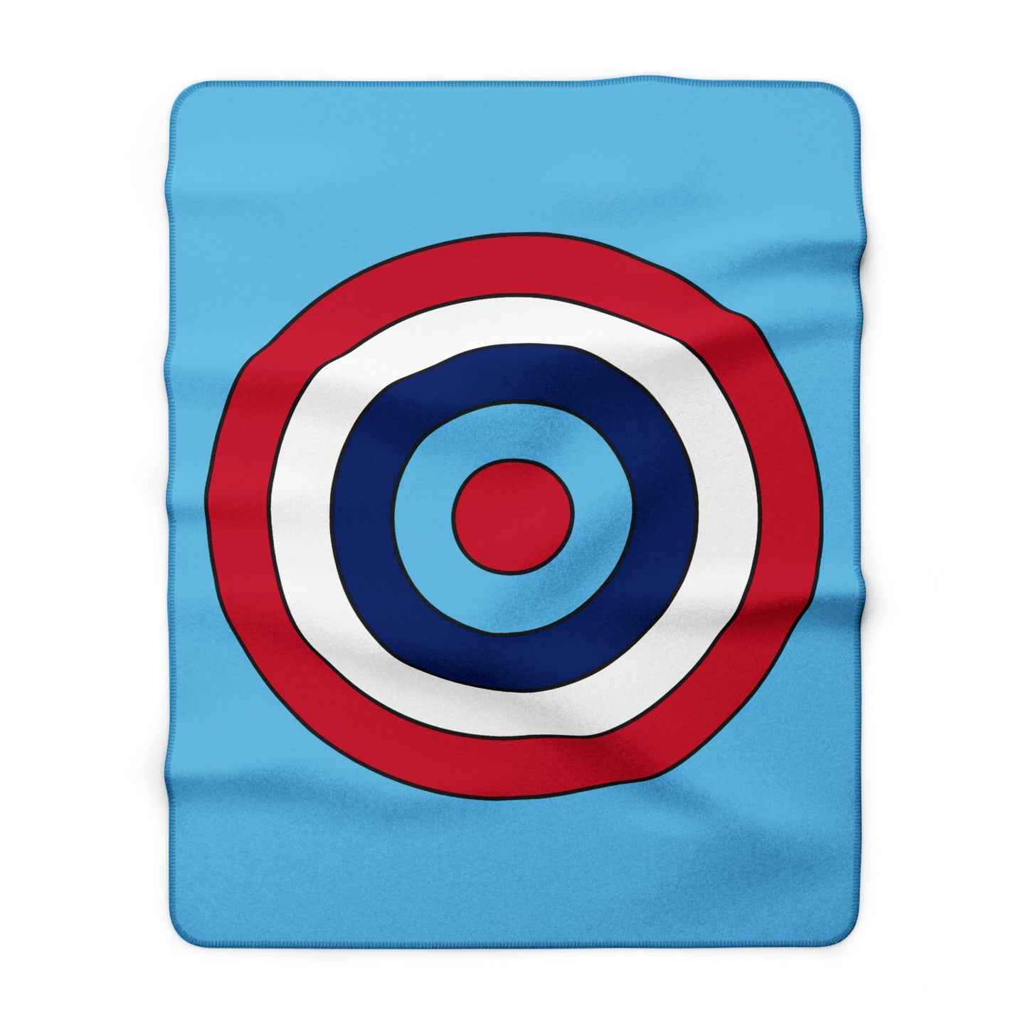 Fiji Retro Target Blanket Throw