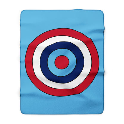 Fiji Retro Target Blanket Throw