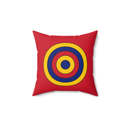 Venezuela Retro Target Cushion Pillow