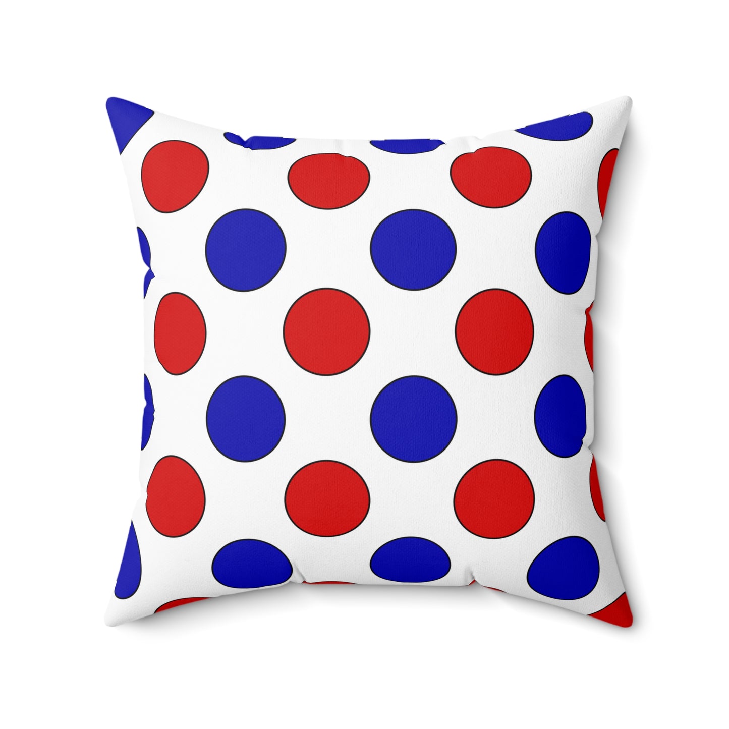Costa Rica Retro Polka Dots Cushion Pillow